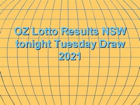 tuesday oz lotto results nsw|Oz Lotto Results & Winners .